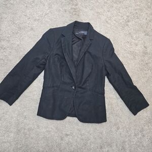 y2k The Limited Black Classic Chic Lined Tailored Women's Breasted Career Blazer